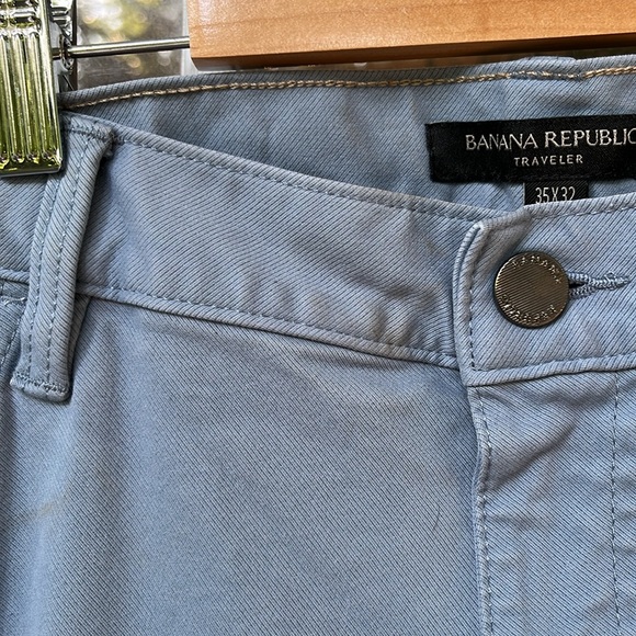 Banana Republic Other - Banana Republic Traveler Jean 35x32 Light Blue Slim Fit